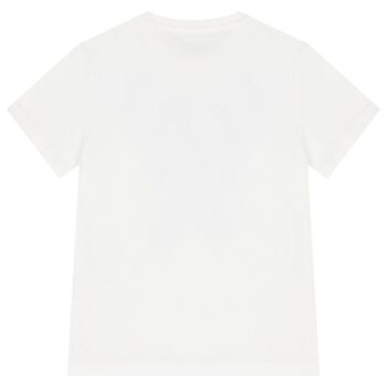 Boys White Logo T-Shirt