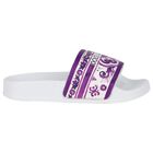 Girls White & Purple Majolica Sliders, 2, hi-res