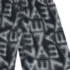 Boys Grey & White Logo Swim Shorts, 2, hi-res