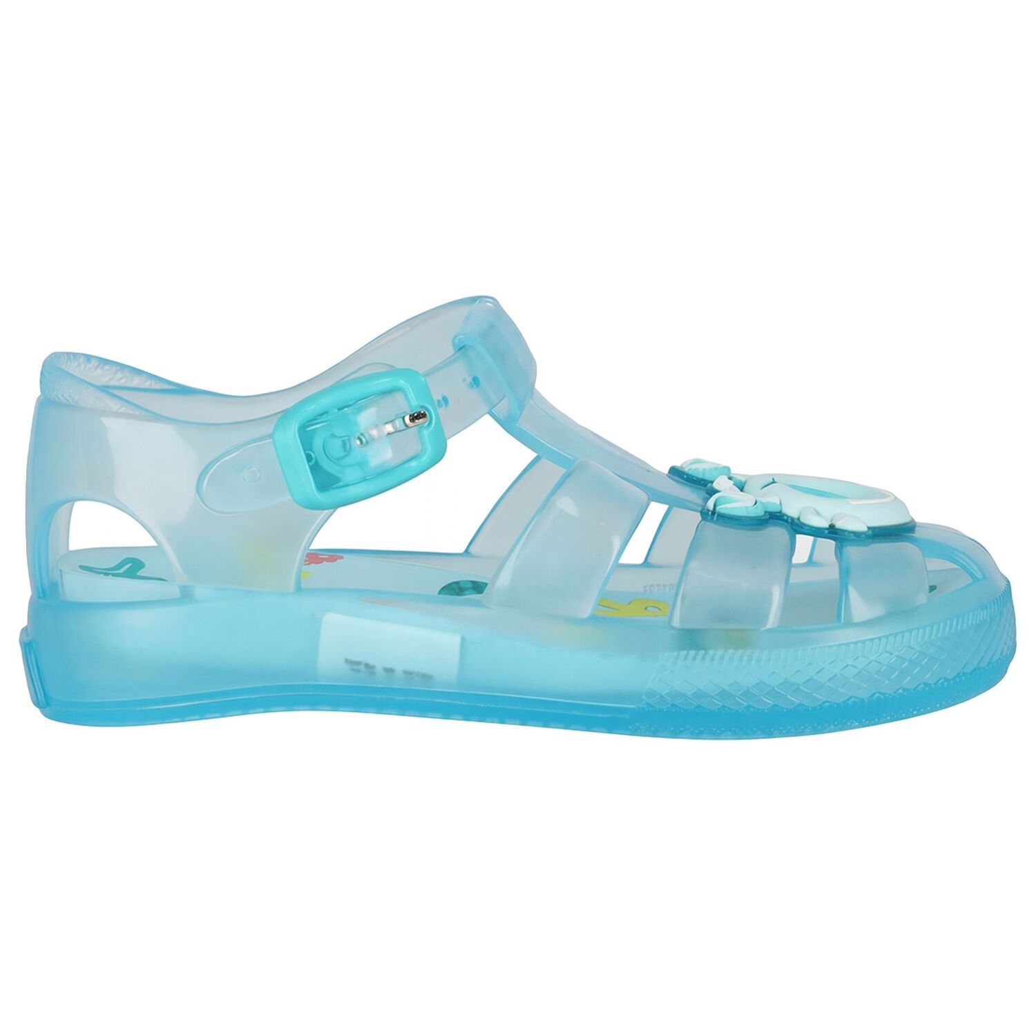 Younger Boys Blue Jelly Sandals, 2, hi-res
