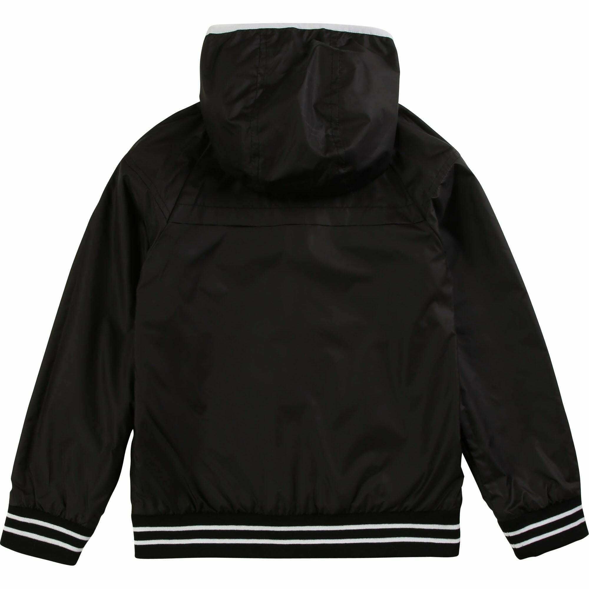 TIMBERLAND Boys Black White Reversible Windbreaker Jacket