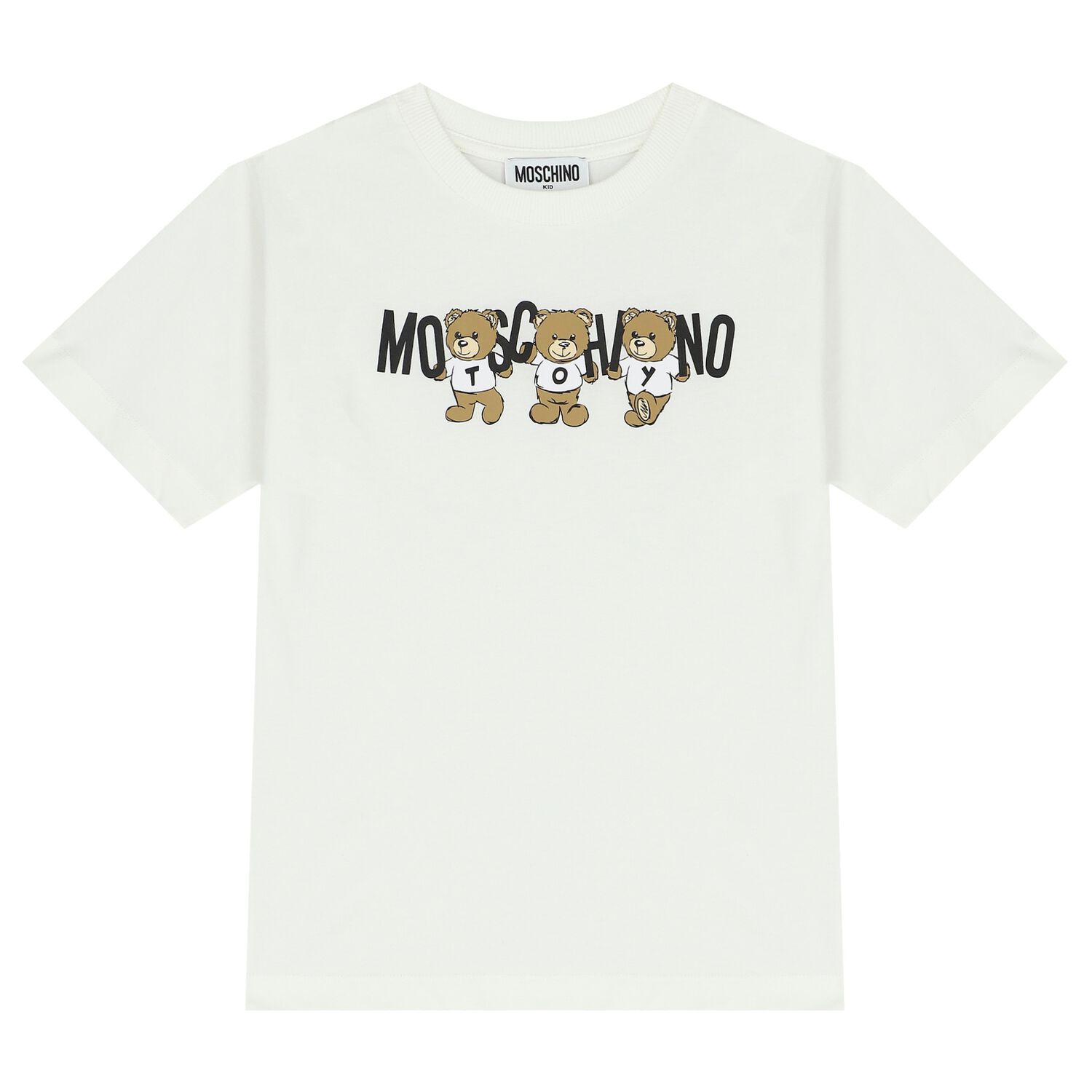 Ivory Teddy Bear Logo T-Shirt, 1, hi-res image number null