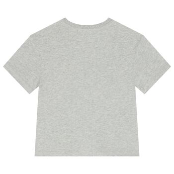 Boys Grey Logo T-Shirt