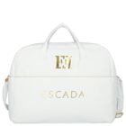 White Logo Baby Changing Bag, 1, hi-res