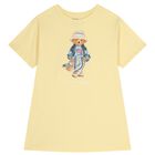 Girls Yellow Polo Bear Dress, 1, hi-res