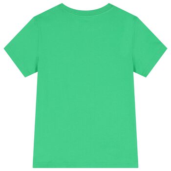 Boys Green Logo T-Shirt