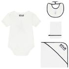 White Logo Bodysuit Gift Set, 1, hi-res