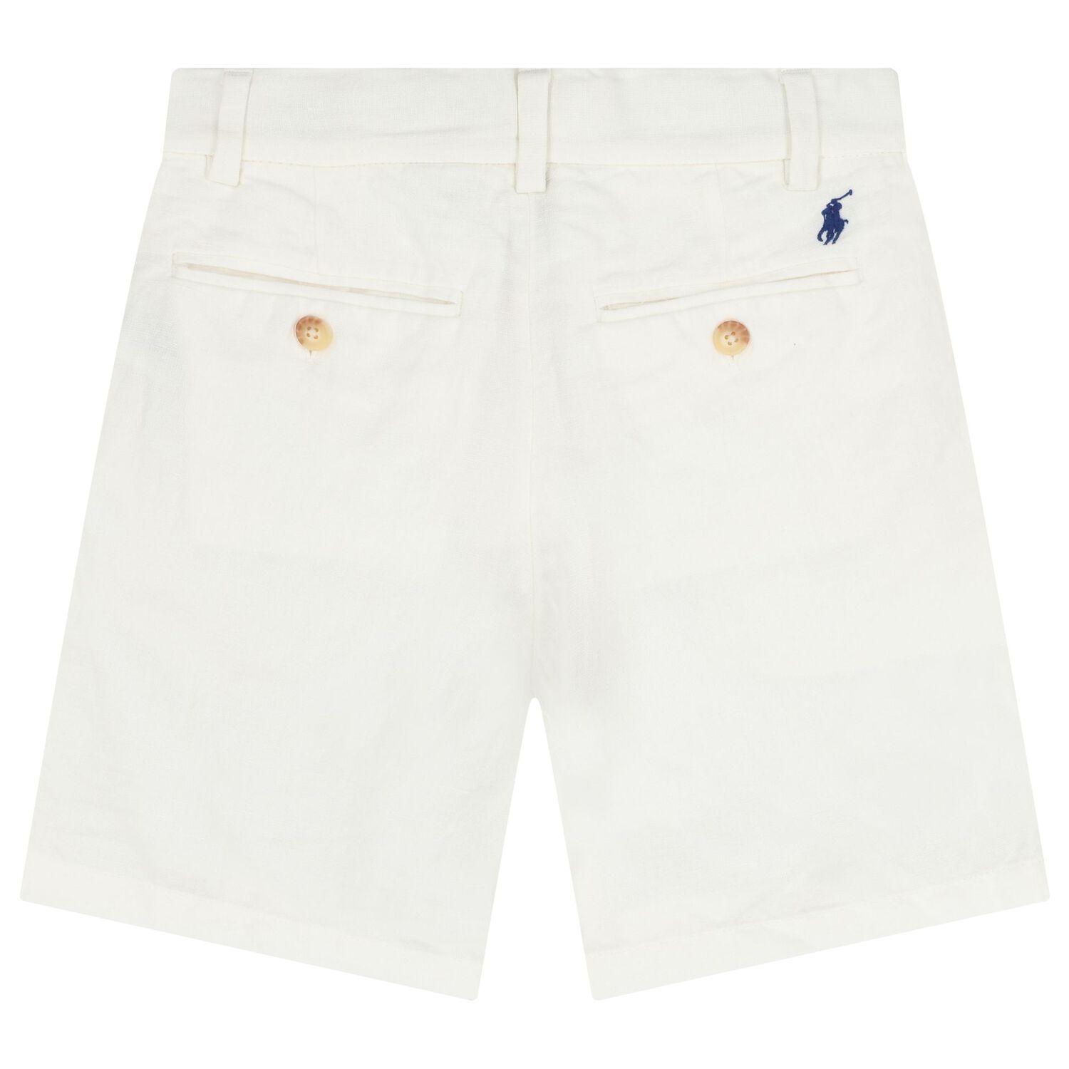 Boys White Logo Shorts, 1, hi-res