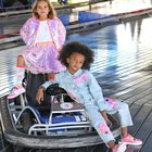 Girls Pink Sequin Skirt, 1, hi-res