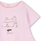 Baby Girls Pink & White Leggings Set, 1, hi-res