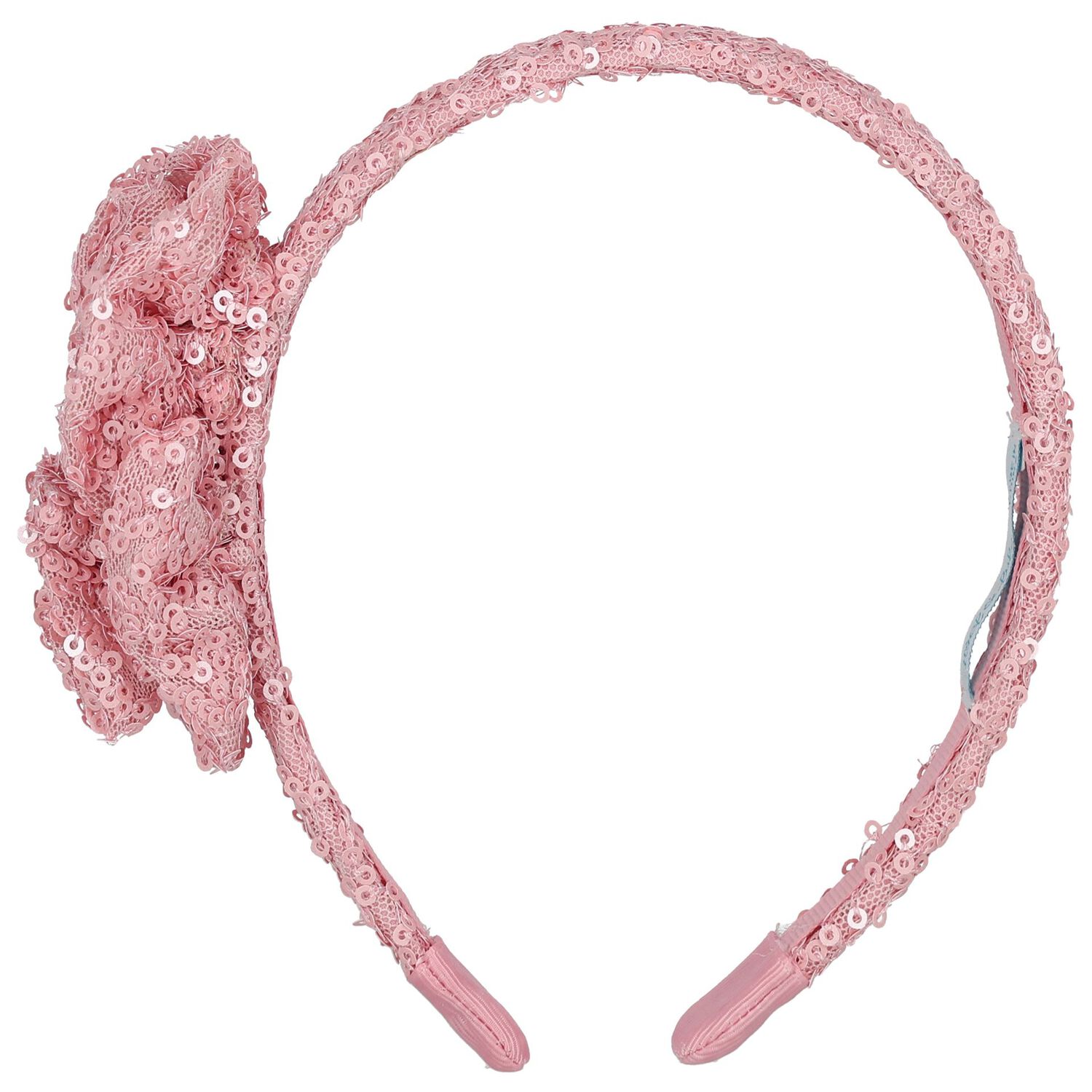 Girls Pink Sequin Headband, 1, hi-res