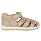 Younger Boys Beige Sandals, 1, hi-res