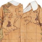 Ivory & Beige Geo Map Babygrow Gift Set, 2, hi-res