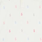 Baby Girls White Polo Dress, 1, hi-res