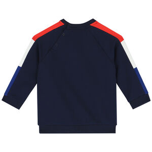 Younger Boys Navy Logo Sweatshirt