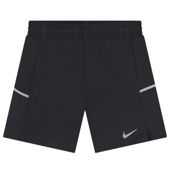 Boys Black Miler Logo Dri-Fit Shorts