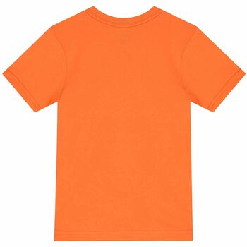 Boys Orange Polo Bear T-Shirt