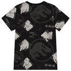 Boys Black Jurassic Shorts Set, 1, hi-res