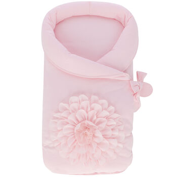 Girls Pink Flower Baby Nest