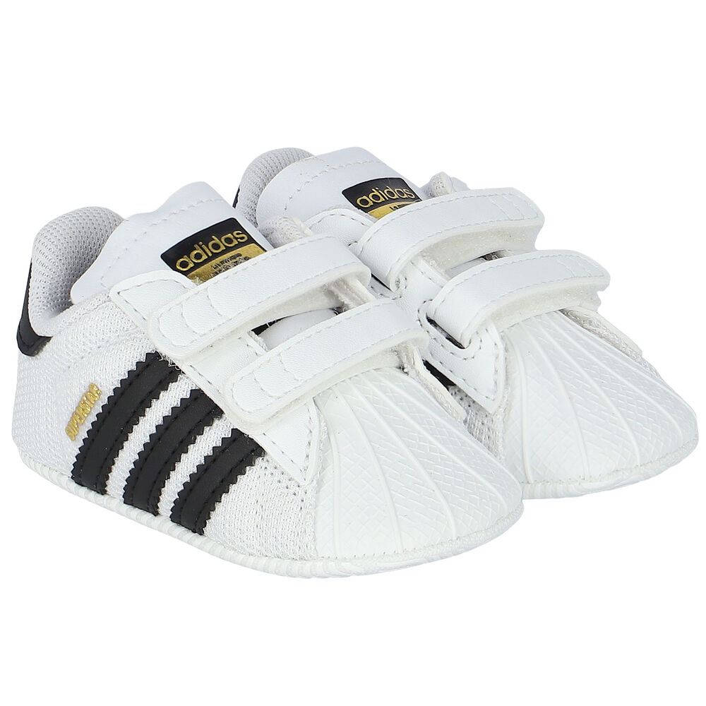 adidas Originals White Crib Pre Shoes | Junior Couture USA