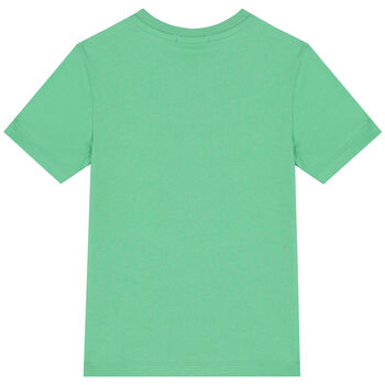 Boys Green Logo T-Shirt