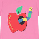 Girls Pink Apple T-Shirt, 1, hi-res