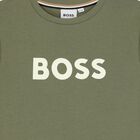 Boys Green Logo T-Shirt, 2, hi-res