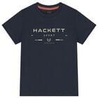Boys Navy Blue Logo T-Shirt, 1, hi-res
