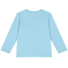 Blue Teddy Bear Logo Long Sleeve Top, 2, hi-res