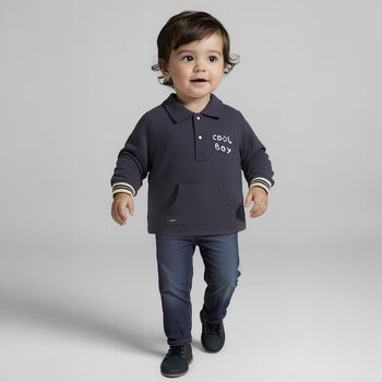 Younger Boys Navy Blue Denim Jeans