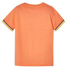 Boys Neon Orange Car T-Shirt, 1, hi-res