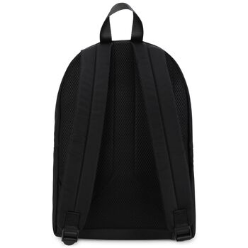 Boys Black & Grey Logo Backpack