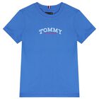 تيشيرت بشعار للأولاد باللون الأزرق, 2, hi-res