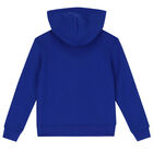 Boys Blue Logo Zip Up Top, 1, hi-res