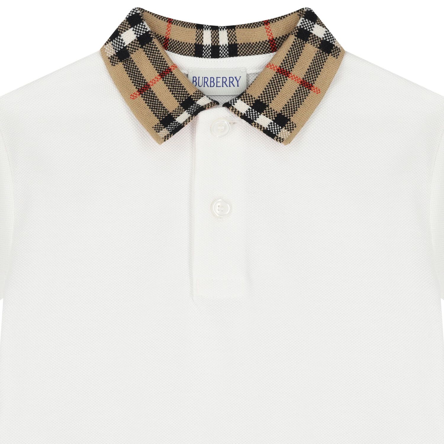 قميص اولاد بولو باللون الابيض, 1, hi-res