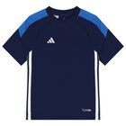 Boys Navy Blue Logo Shorts Set, 1, hi-res