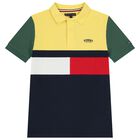 قميص بولو للأولاد بشعار متعدد الألوان, 2, hi-res