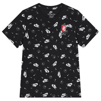Nike Kids Black Logo T-Shirt, 2 Black Logo T-Shirt