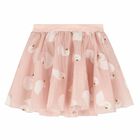 Girls Pink Swan Skirt Set, 1, hi-res