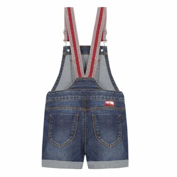 Girls Denim Dungarees