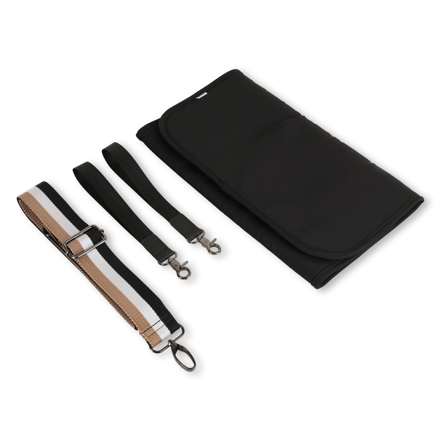 Black Logo Baby Changing Bag, 1, hi-res image number null