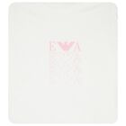 Baby Girls Pink Logo Blanket, 3, hi-res