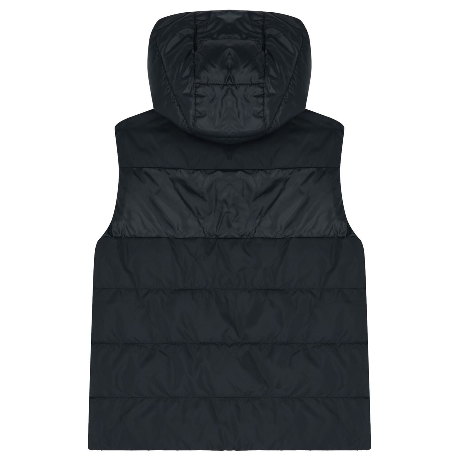 Boys Navy Blue & Blue Reversible Padded Gilet, 1, hi-res image number null