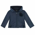 Girls Navy 3 Piece Tracksuit Set, 1, hi-res