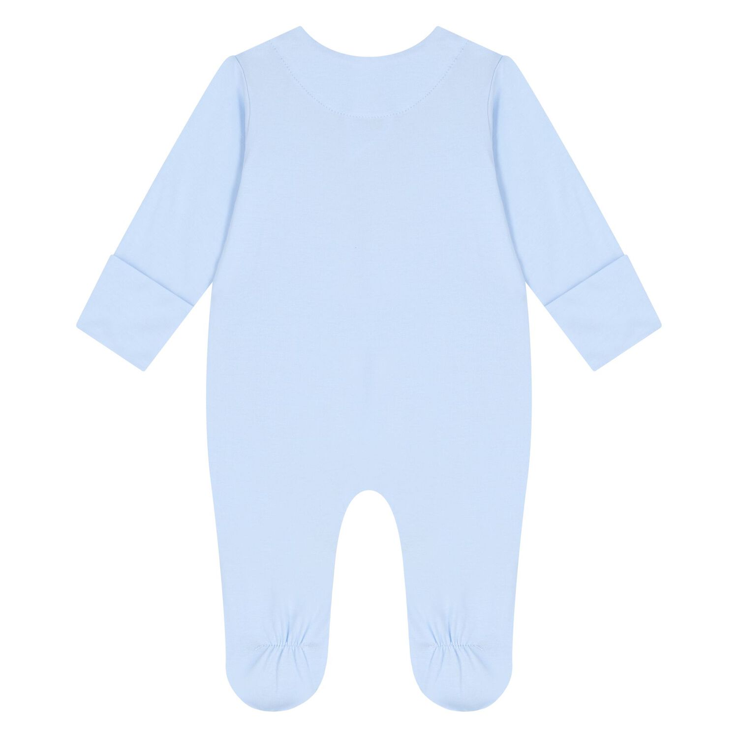 Baby Boys Blue & White Babygrow Gift Set (3 Piece), 4, hi-res image number null