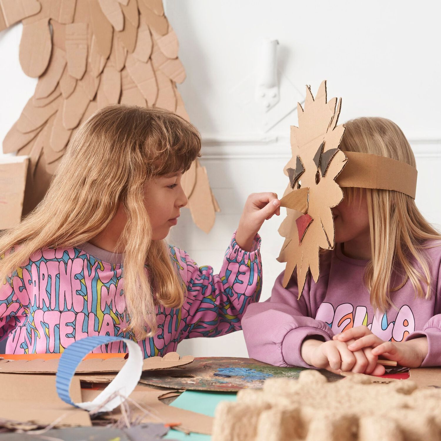 Girls Purple Logo Dress, 1, hi-res