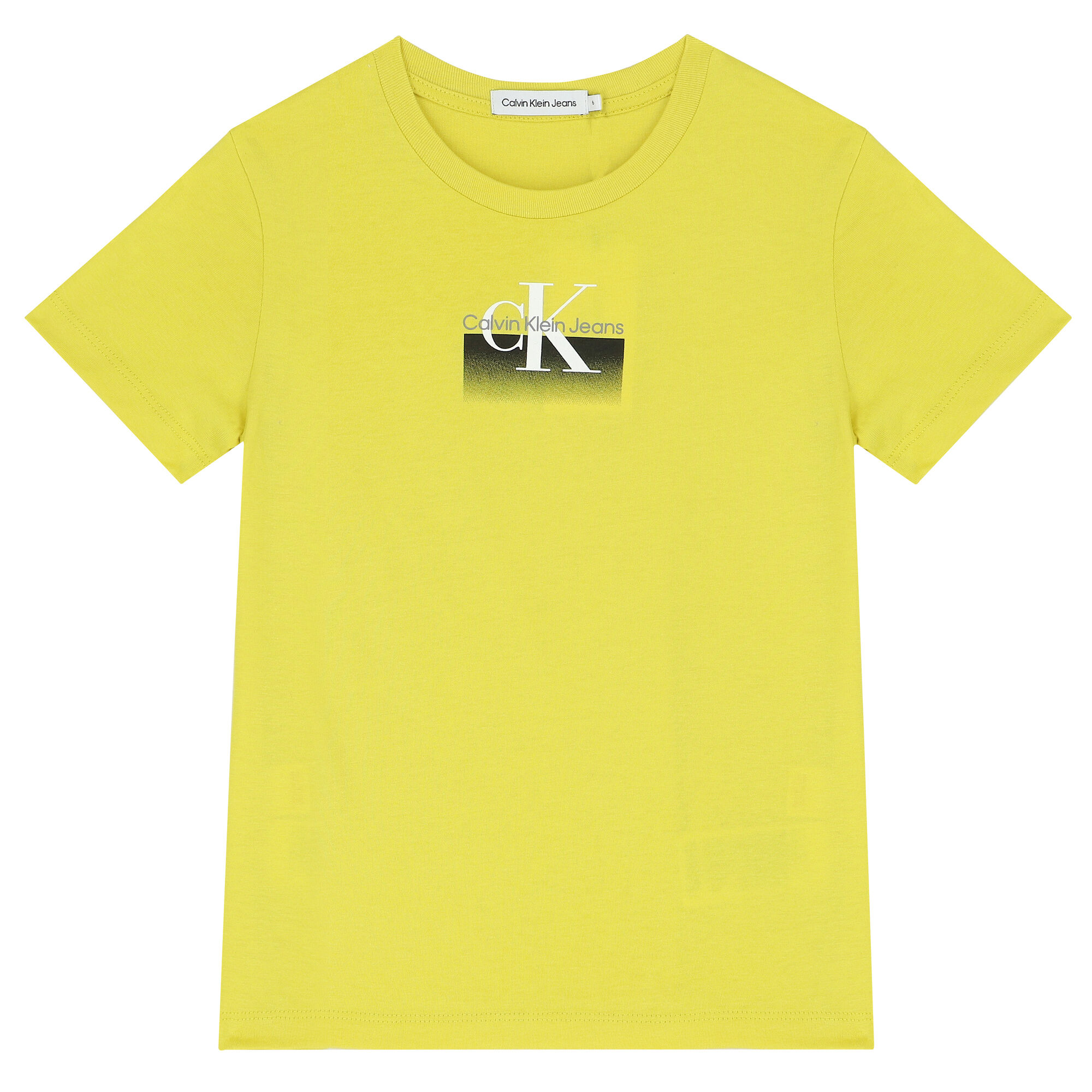 Calvin klein yellow shop t shirt