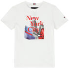 Boys White Graphic T-Shirt, 1, hi-res