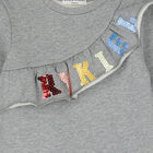 Girls Grey Sweater Dress, 1, hi-res