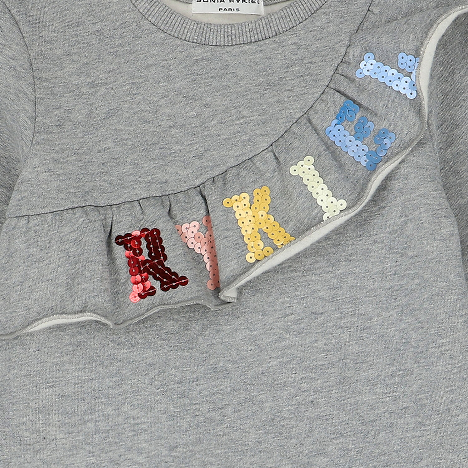 Girls Grey Sweater Dress, 1, hi-res image number null
